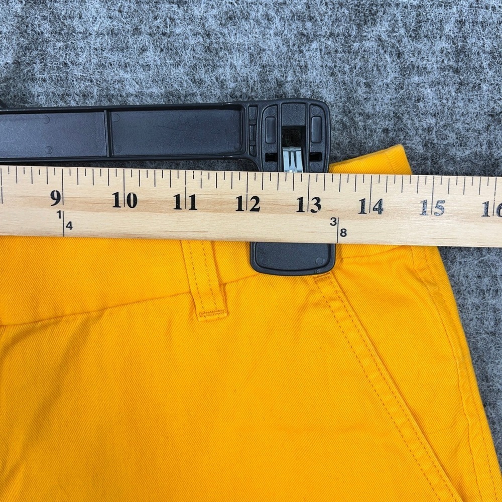 J.Crew City Fit Shorts Size 2 Yellow Cotton Blend Preppy Travel Minimalist Plain - Picture 7 of 11